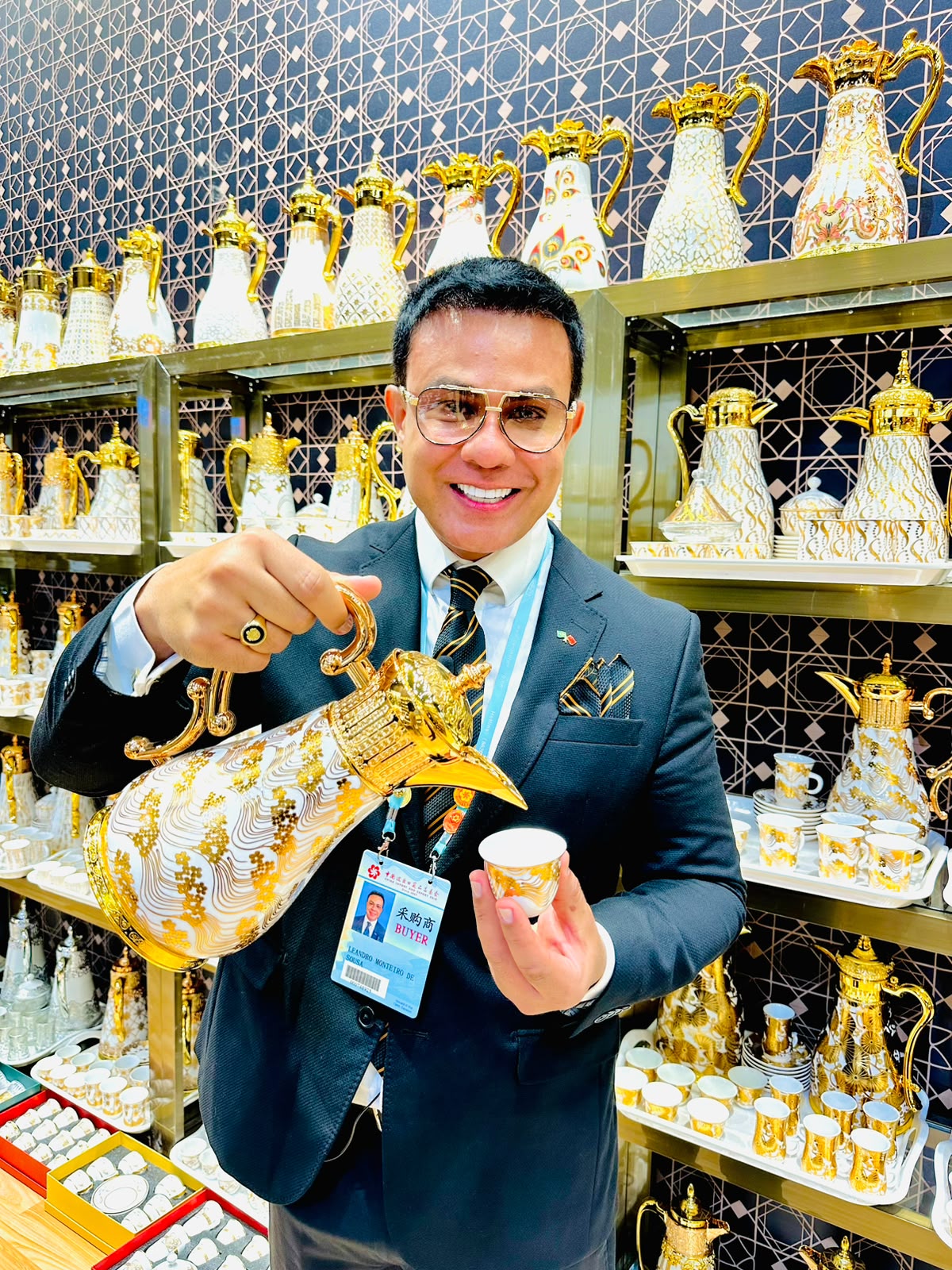Vista aérea do complexo Pazhou — Canton Fair